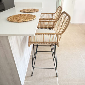 Silla de barra mimbre